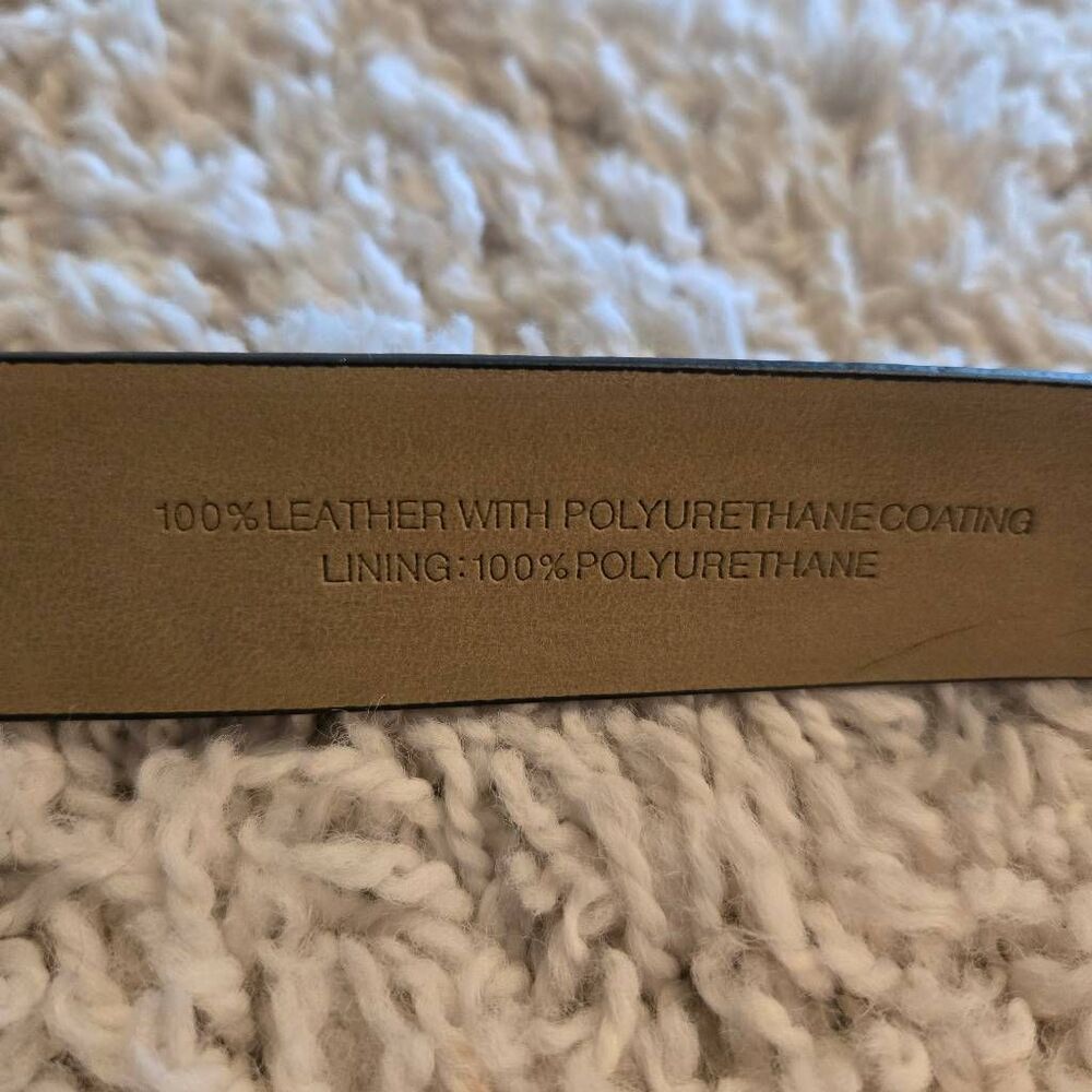 Talbots Black Patent Leather Belt Small - Picture 4 of 8